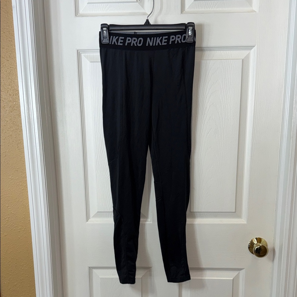 Nike Pro Black Athletic Leggings - image 1